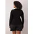 Trendyol Curve Ženska bluza Tbbaw25Af00027, Crna