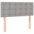 shumee Box spring postelja z vzmetnico svetlo siva 90x200 cm blago