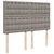 vidaXL Box spring postelja z vzmetnico taupe 140x190 cm blago