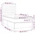 Vidaxl Box spring postelja z vzmetnico LED modra 80x200 cm blago
