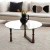 Hanah Home Klub sto Yuvarlak Cam Orta Sehpa S301