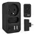 Maclean Maclean vtičnica x2 + 4xUSB, razdelilec z 2 vtičnicama, 2xUSB A, 2xUSB C PD 20W, 1x16A + 1x6A, MCE249 F/B
