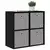 Kreveta s ladicama Crni hrast 68,5 x 32 x 67 cm