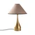Opviq Stona lampa Luna-15273, 50x50x68 cm, IP20, Zlatno-smeđe boje