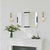 HANAH HOME Ogledalo Pera Black