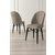 HANAH HOME Set 4 stolice Ritim Cappuccino Black