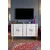 Hanah Home komoda Ilay 120, 120 cm, bela / zlatna