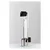WENKO 21564100 - WC četka RIVALTA 18x70 cm nerđajući čelik/srebrna/bela/crna
