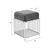 Svetlo siv tabure Milou – White Label