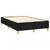Vidaxl Box spring postelja z vzmetnico črn 120x200 cm blago