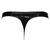 Black Level - klasični, lakasti moški tangice (črne) - L