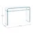 Steklena stranska mizica 35x110 cm Iride – Bizzotto