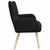 Sofa za dvije osobe Crna 115 x 61 x 87 cm Bouclé