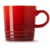 Le Creuset Skodelica za espresso, 100 ml - češnjevo rdeča
