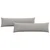 Jastučići za sofu 2 pcs Svijetlo siva 145 x 40 cm tkanina