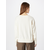 Womens eco viscose oversized sweater - cream