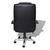 VIDAXL visoko kvalitetni luksuzni pisarniški stol, črn