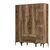 Hanah Home Garderober Kumsal STP, 160x201.4x47.5 cm, Braon
