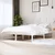 Vidaxl Posteljni okvir bel 180x200 cm trden les