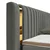Boxspring Krevet Minola Gold Exkluziv 160/200 cm , tamnosiva