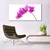 tulup.si Slika na akrilnem steklu Orchid cvet orhideje 140x70 cm 2 obešalnika