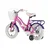 Bicikl Kids Visitor Best Friend 12 8 V-Brake Kontra 95-115cm (12) Roze Neon Uv Sjaj