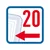 Herlitz mapa z vl. mapami 20/1, A4, mat modra