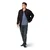 M. PULOVER S KAPUCO TOM TAILOR, MODRA