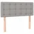 Vidaxl Box spring postelja z vzmetnico svetlo siva 120x200 cm blago