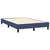 Vidaxl Box spring postelja z vzmetnico LED modra 120x190 cm blago