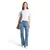 TOM TAILOR DENIM Majica rdeča/bela