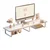 Shanshanmuyi Stalak za monitor, 80x20 cm, Bela