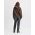 JJXX Majica JXStudio Vesterbro  temno rjava / bela