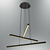 OPVIQ LED visilica L1244 Black