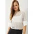 Bianco Lucci Ženska bluza na kratake rukave 60284020, Okrugli izrez, Bela