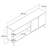 Hanah home TV Komoda Everest 1572 Hrast
