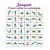 Grat Logička igra Tangram, 7 delova, Drvena, Šarena