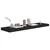 Plutajuće zidne police 2 kom crne 90 x 23,5 x 3,8 cm MDF