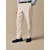 Next Chino hlače ecru/temno rjava