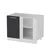 Hanah Home kuhinjski element Minar 4134, 105 cm, beli / antracit