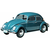 Model Kit Car - 1:24 Volkswagen Beetle 1300 1966