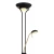 Globo 59020B -LED prigušiva podna lampa LEONAS LED/20W/230V + LED/5,5W 3000K