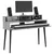 Studio radni stol Siva Sonoma 152 x 42,5 x 36 cm