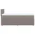 Vidaxl Box spring postelja z vzmetnico taupe 100x200 cm blago