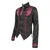 Moška srajca DEVIL FASHION - Valentine - črna/vinsko rdeča - SHT15802