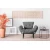 Atelier del Sofa Fotelja Nitta 95x85x70cm Siva