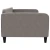 Vidaxl Raztegljiva postelja taupe 100x200 cm blago