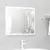 SHUMEE set kupaonskog namještaja od iverice (2-dijelni), bijeli