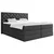 MID.YOU POSTELJA BOXSPRING 180 cm  x 200 cm , tekstil, leseni material antracit
