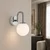 Opviq zidna lampa Loop-20451-D, 1 × E27, hrom